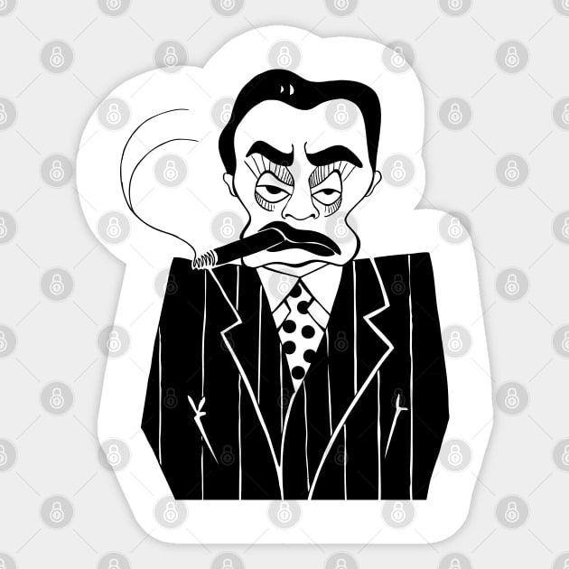 EDWARD G. ROBINSON FAN ART Sticker by cartoonistguy